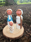 Nacimiento en Madera Natural