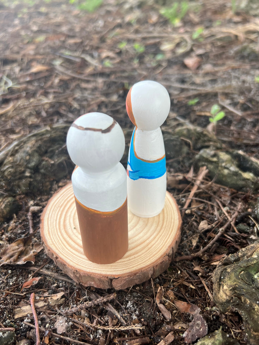 Nacimiento en Madera Natural