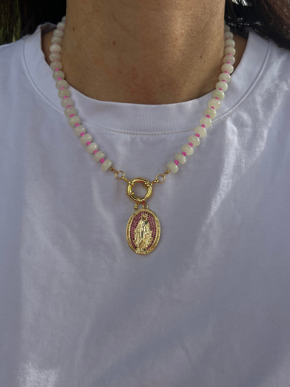 Collar Natural Blanco
